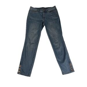 J Jill Denim Jeans Authentic Fit Slim Ankle‎ Women's Size 6